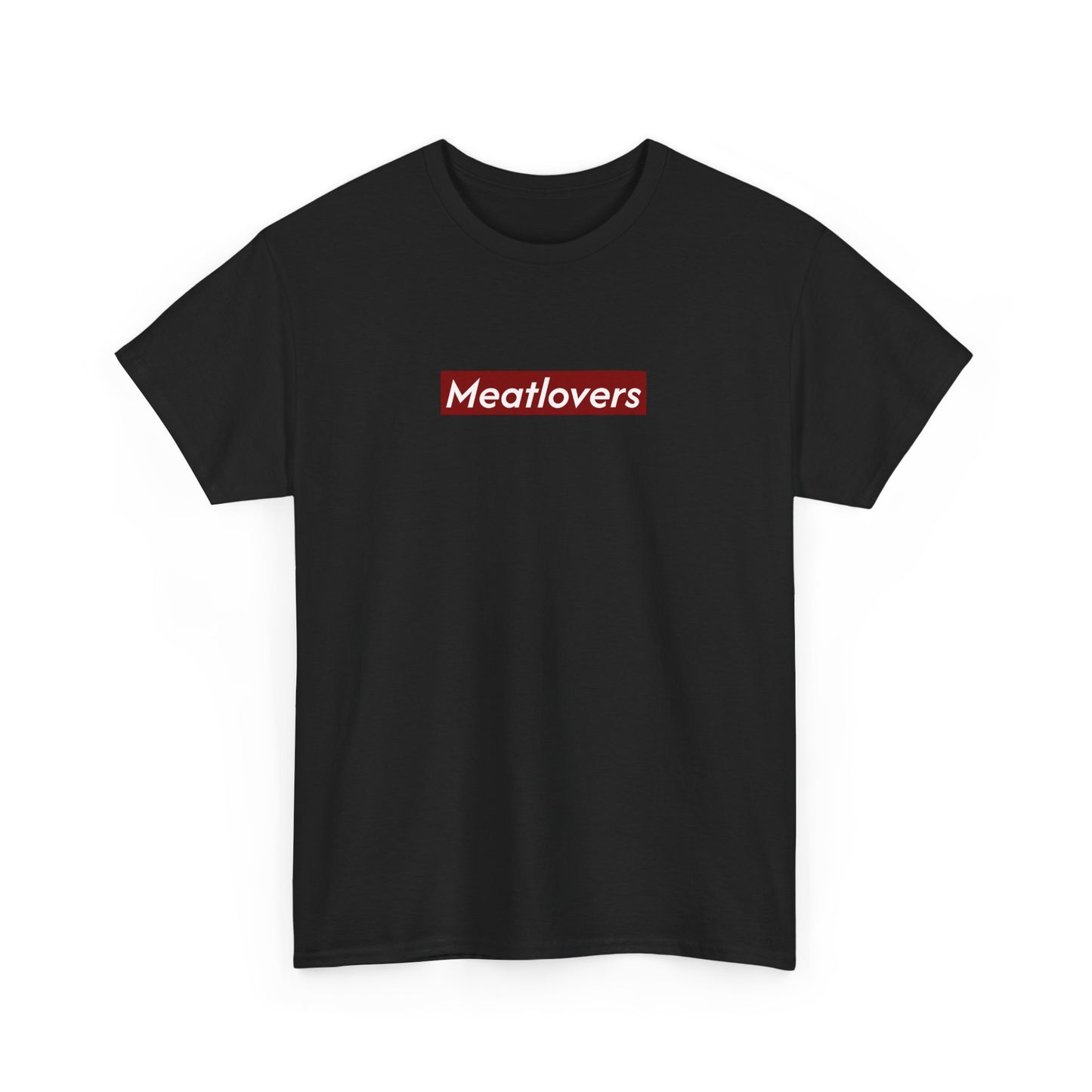 Meatlovers Boxed Logo - Heavy Cotton Tee by Gildan - Boxed Out Logo Shirt, Pizza Box Tee, Cotton T-Shirt