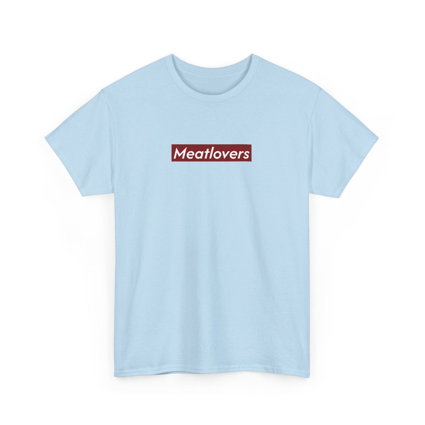 Meatlovers Boxed Logo - Heavy Cotton Tee by Gildan - Boxed Out Logo Shirt, Pizza Box Tee, Cotton T-Shirt