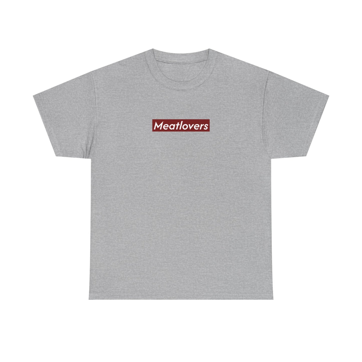 Meatlovers Boxed Logo - Heavy Cotton Tee by Gildan - Boxed Out Logo Shirt, Pizza Box Tee, Cotton T-Shirt