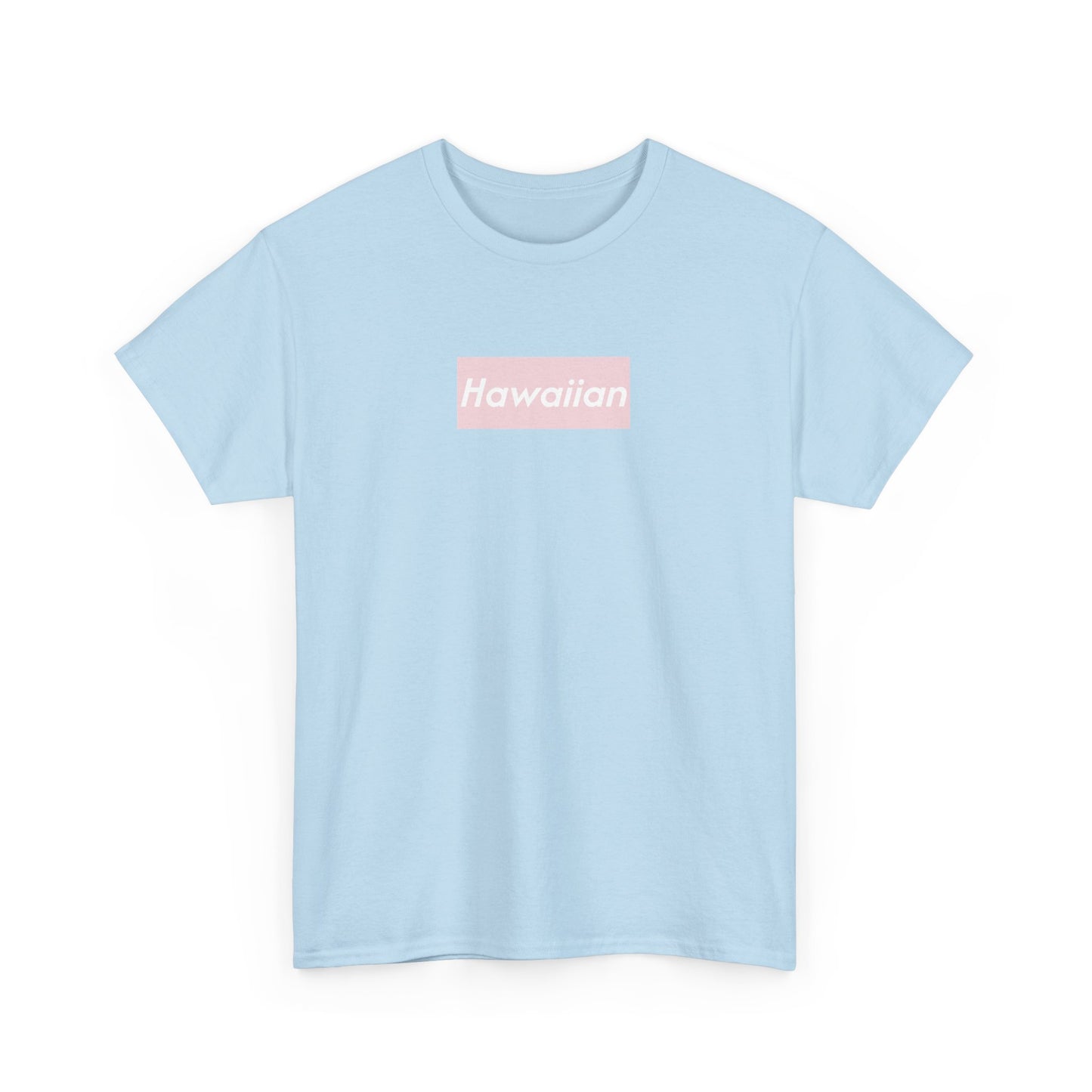 Hawaiian Boxed Logo - Heavy Cotton Tee by Gildan - Boxed Out Logo Shirt, Pizza Box Tee, Cotton T-Shirt