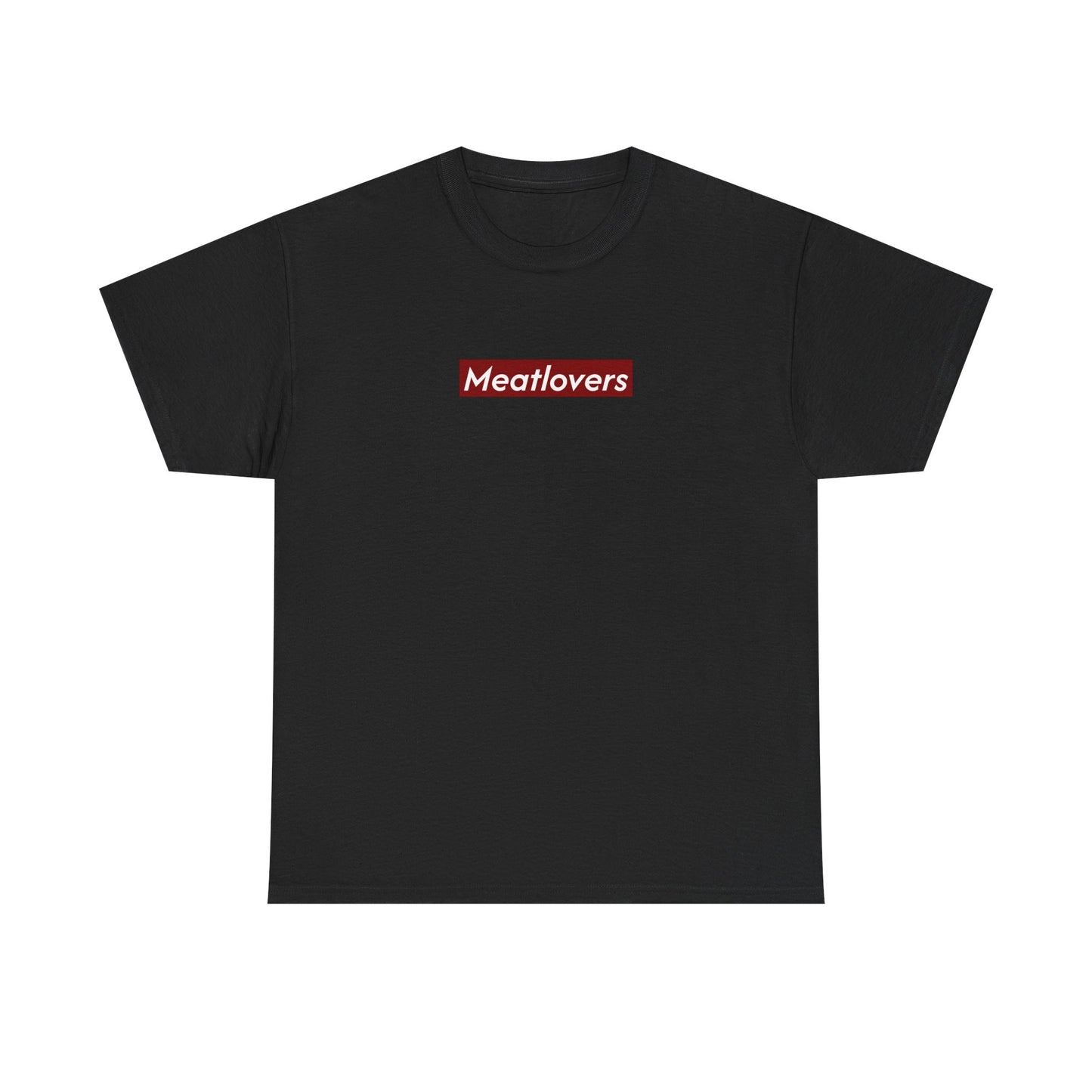 Meatlovers Boxed Logo - Heavy Cotton Tee by Gildan - Boxed Out Logo Shirt, Pizza Box Tee, Cotton T-Shirt