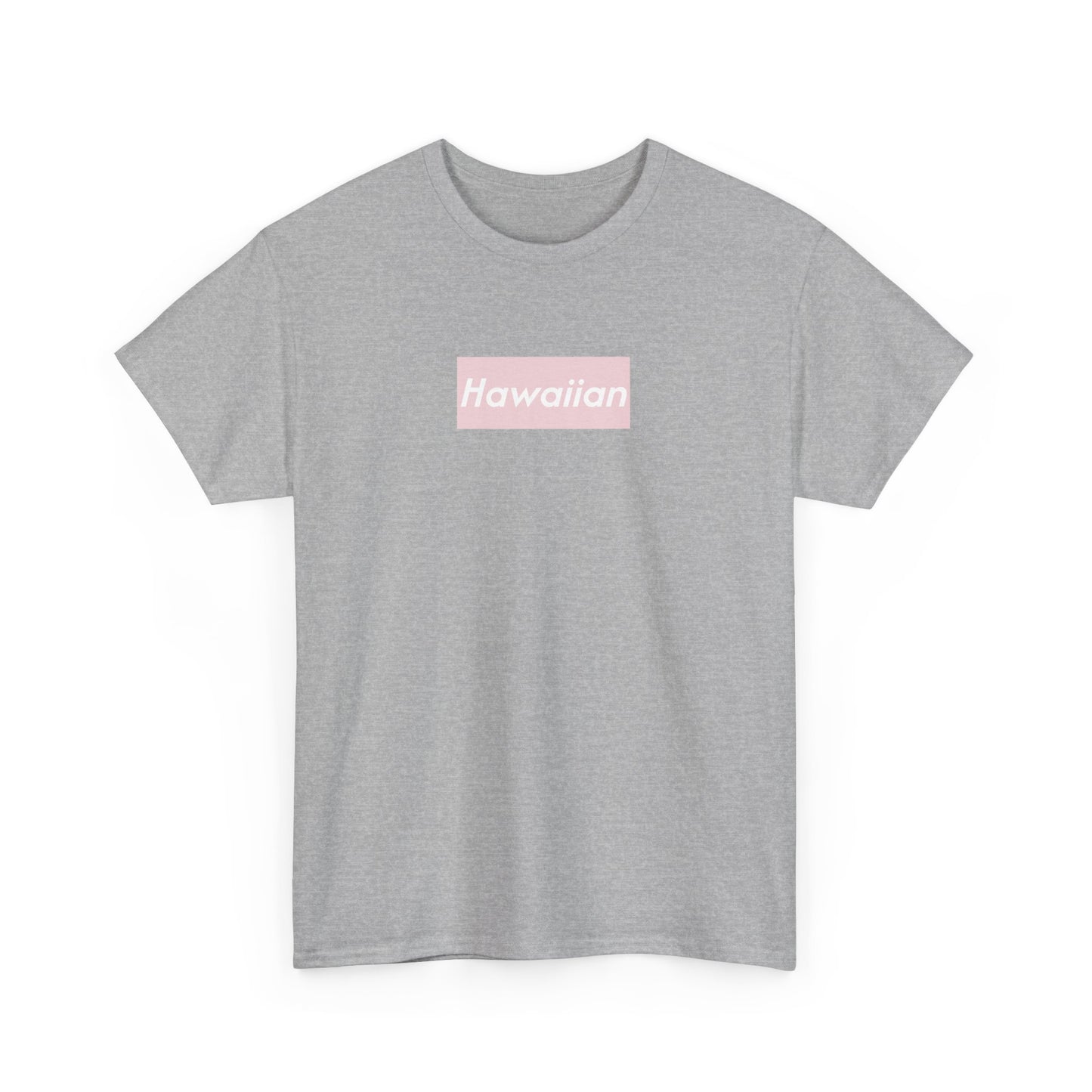 Hawaiian Boxed Logo - Heavy Cotton Tee by Gildan - Boxed Out Logo Shirt, Pizza Box Tee, Cotton T-Shirt