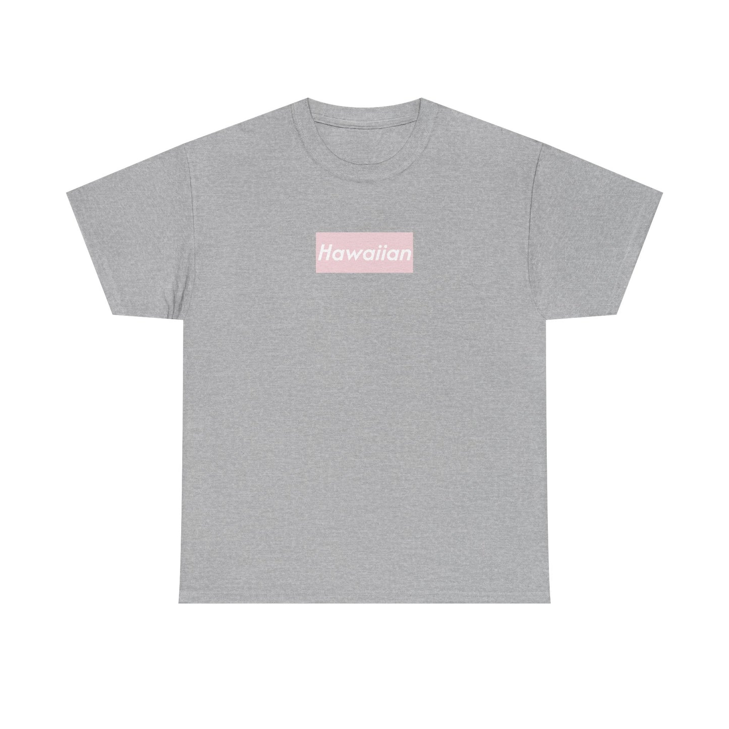 Hawaiian Boxed Logo - Heavy Cotton Tee by Gildan - Boxed Out Logo Shirt, Pizza Box Tee, Cotton T-Shirt