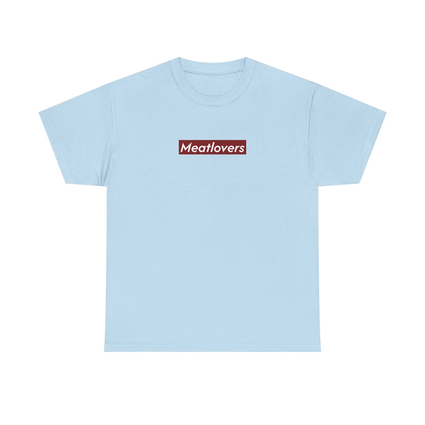 Meatlovers Boxed Logo - Heavy Cotton Tee by Gildan - Boxed Out Logo Shirt, Pizza Box Tee, Cotton T-Shirt