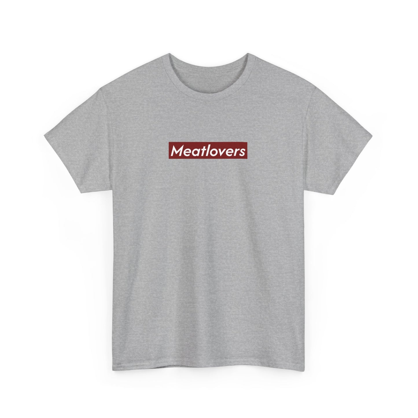 Meatlovers Boxed Logo - Heavy Cotton Tee by Gildan - Boxed Out Logo Shirt, Pizza Box Tee, Cotton T-Shirt