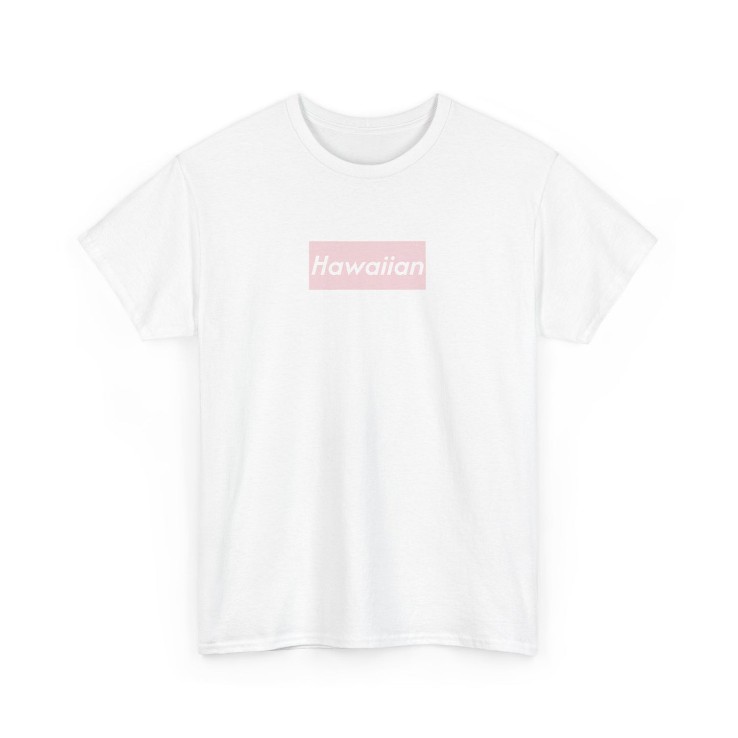 Hawaiian Boxed Logo - Heavy Cotton Tee by Gildan - Boxed Out Logo Shirt, Pizza Box Tee, Cotton T-Shirt