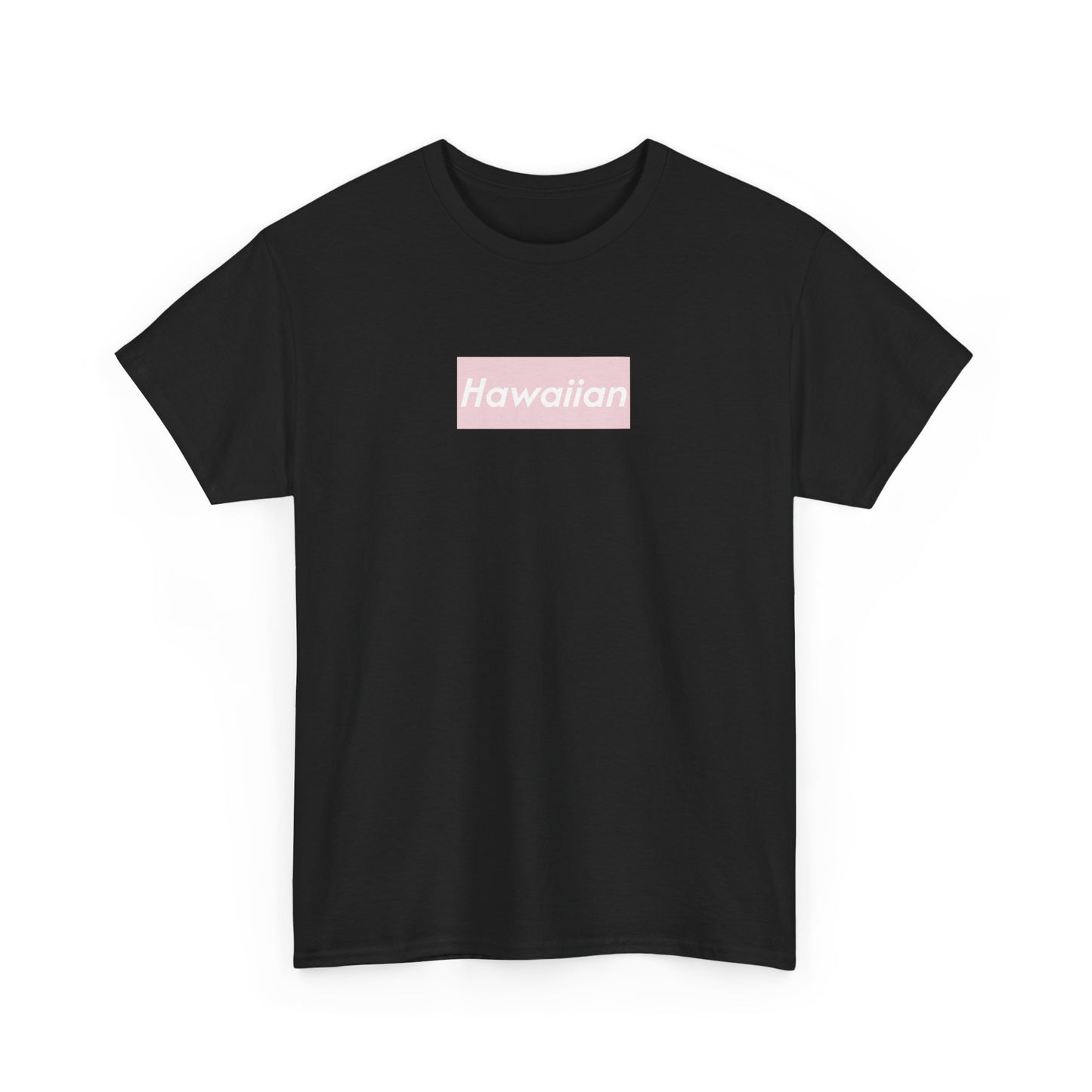 Hawaiian Boxed Logo - Heavy Cotton Tee by Gildan - Boxed Out Logo Shirt, Pizza Box Tee, Cotton T-Shirt