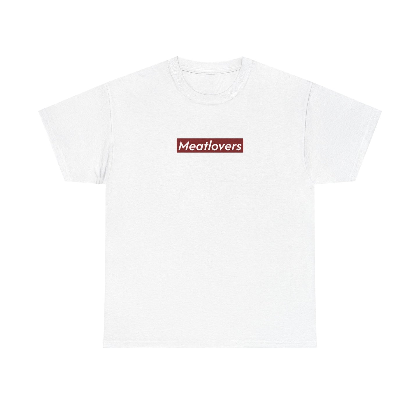 Meatlovers Boxed Logo - Heavy Cotton Tee by Gildan - Boxed Out Logo Shirt, Pizza Box Tee, Cotton T-Shirt