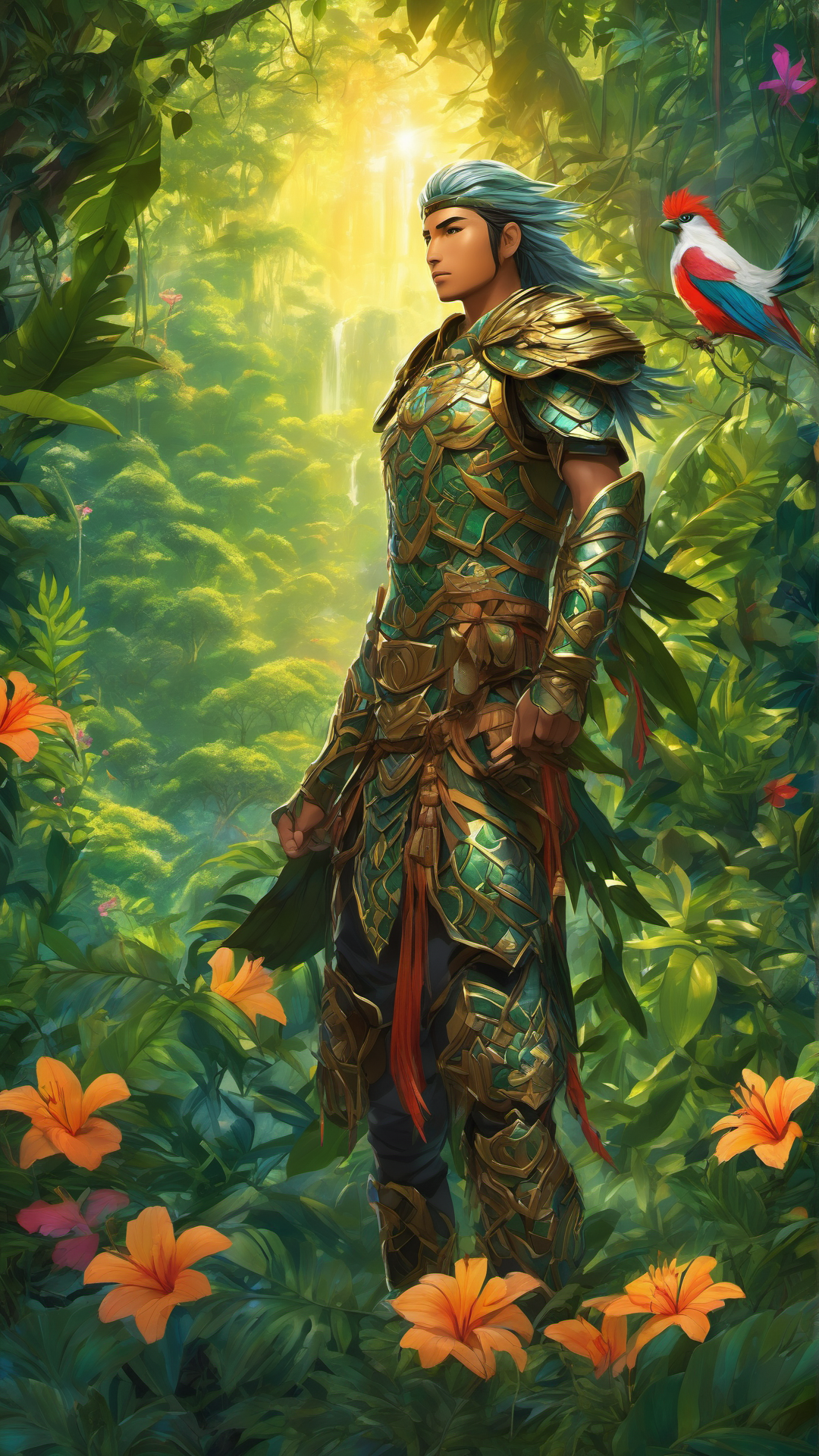 National Anime Heroes Part 4 North America - Ai Phone Wallpaper Pack