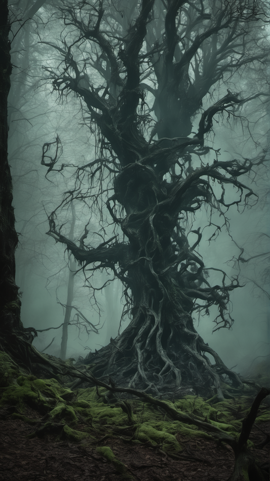 Hogwarts... But The Good Guys Lost - Ai Phone Wallpaper Pack (Forbidden Forest After The War)