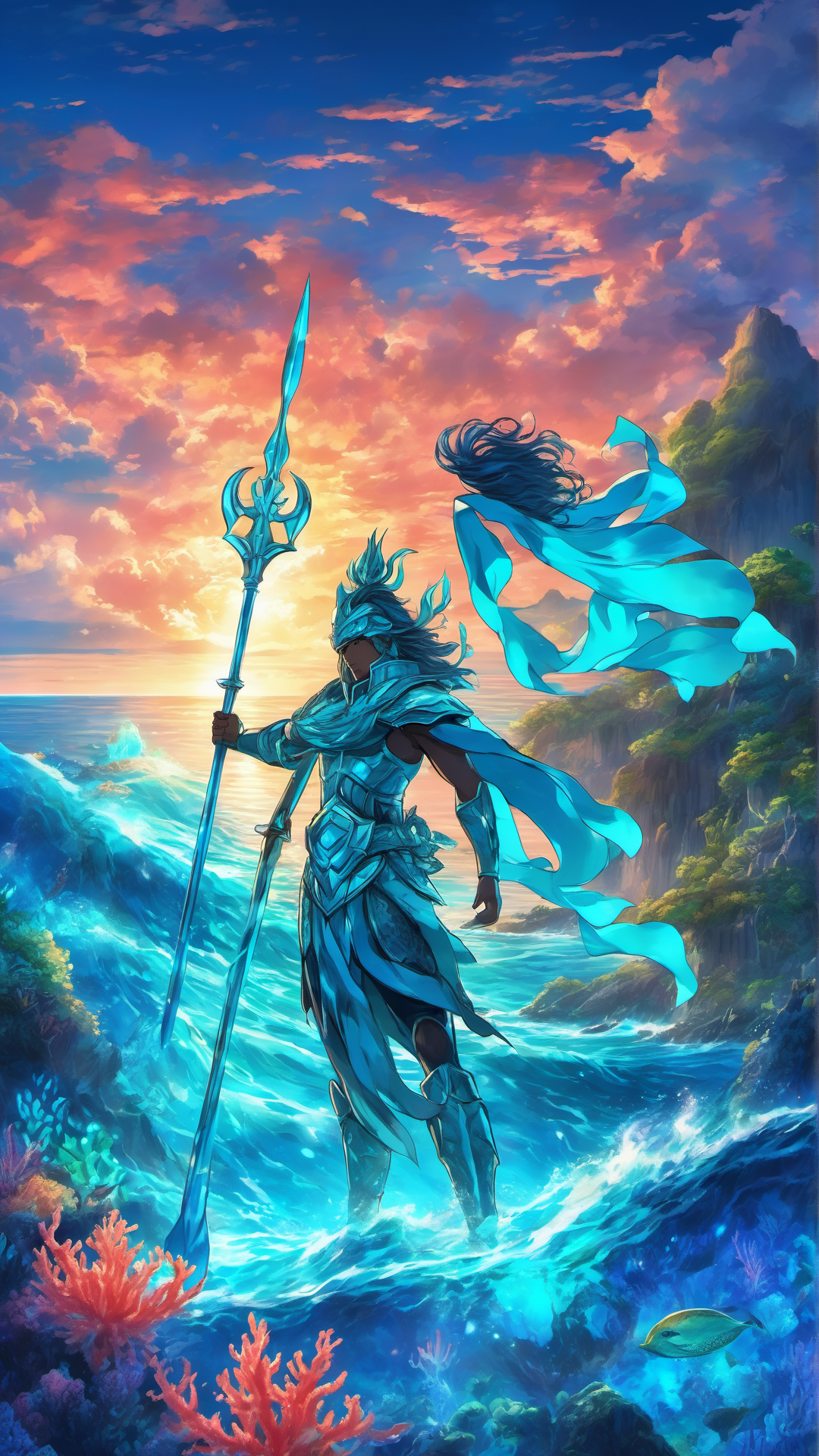 National Anime Heroes Part 6 Oceania - Ai Phone Wallpaper Pack