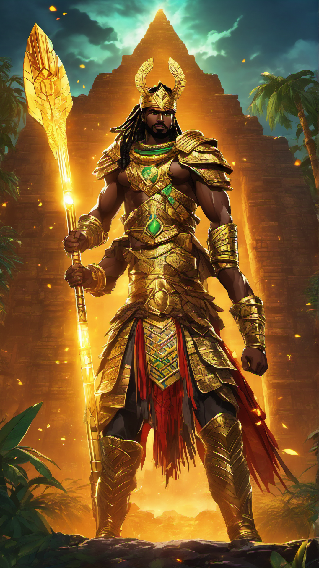 National Anime Heroes Part 3 Africa - Ai Phone Wallpaper Pack