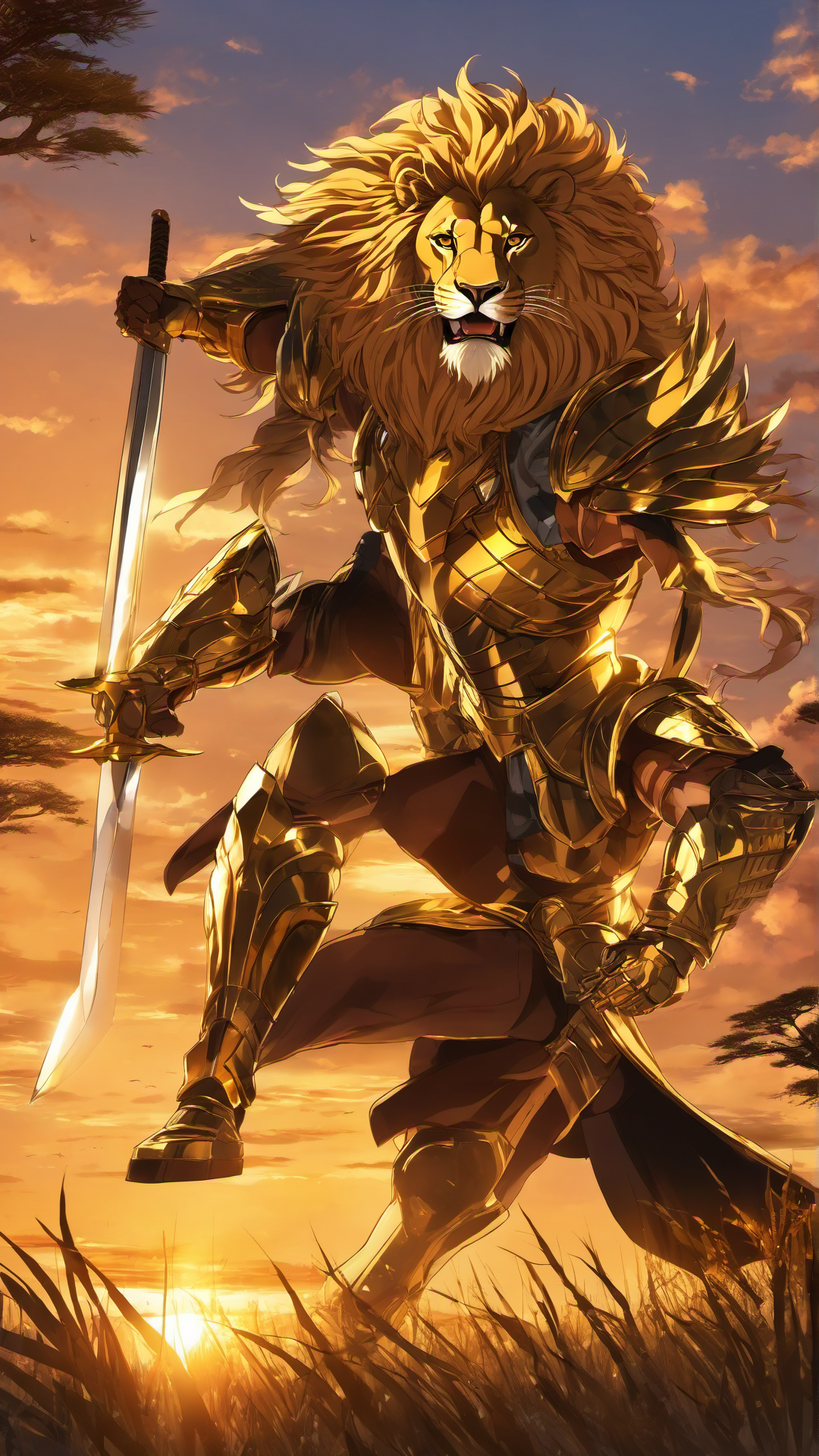 National Anime Heroes Part 3 Africa - Ai Phone Wallpaper Pack