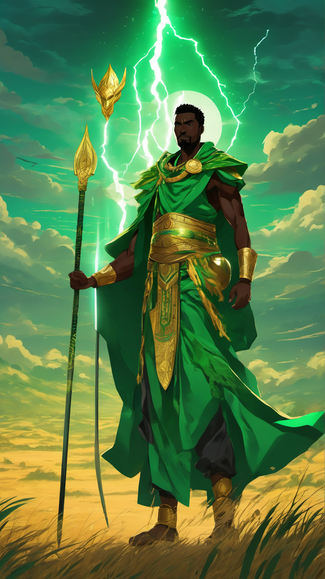 National Anime Heroes Part 3 Africa - Ai Phone Wallpaper Pack