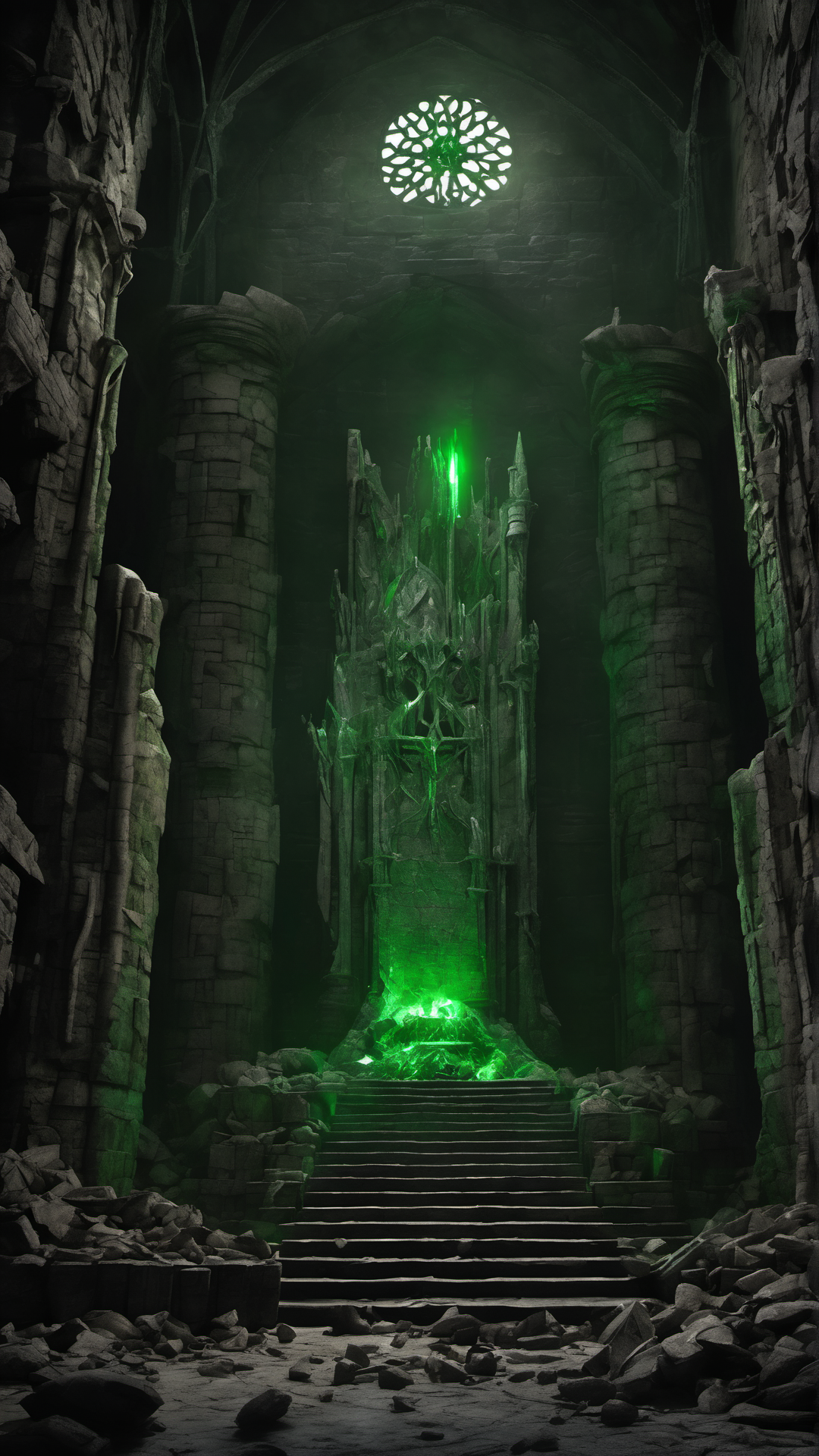 Hogwarts... But The Good Guys Lost - Ai Phone Wallpaper Pack (Throne Of Voldemort)
