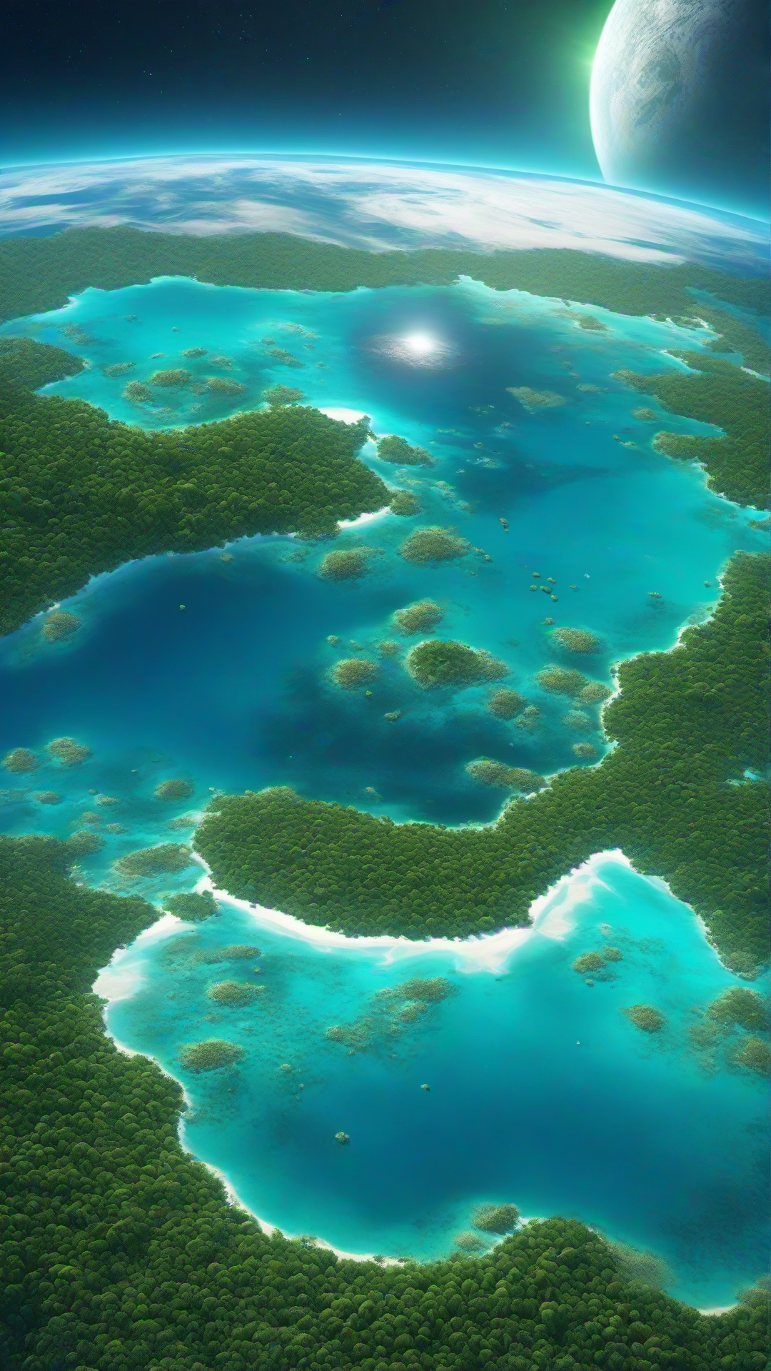 Earth Twin Ai Phone Wallpaper Pack