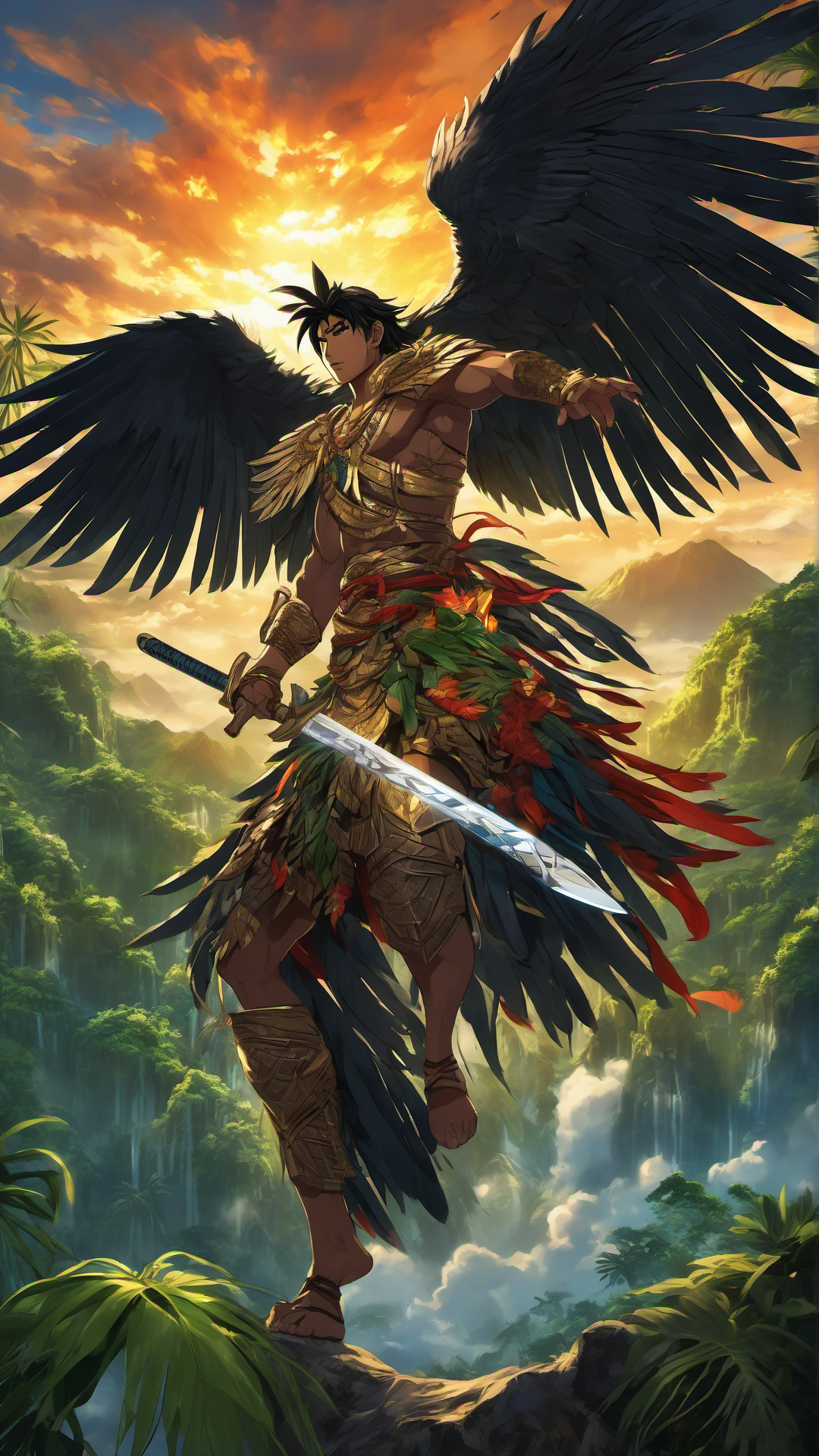 National Anime Heroes Part 1 Asia - Ai Phone Wallpaper Pack