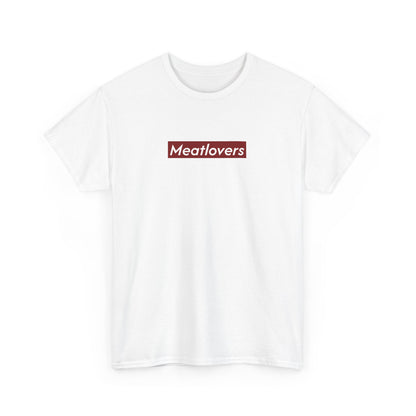 Meatlovers Boxed Logo - Heavy Cotton Tee by Gildan - Boxed Out Logo Shirt, Pizza Box Tee, Cotton T-Shirt