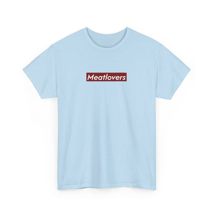 Meatlovers Boxed Logo - Heavy Cotton Tee by Gildan - Boxed Out Logo Shirt, Pizza Box Tee, Cotton T-Shirt
