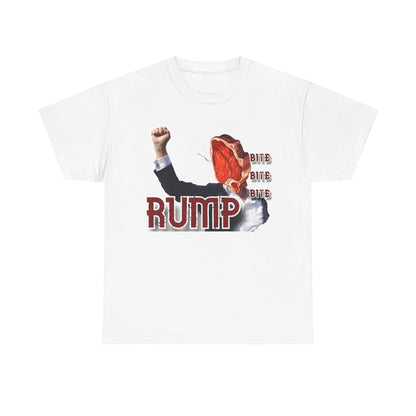 Takin' a bite, Satirical Unisex Heavy Cotton Tee, Political Humor, Election Day Attire, Meme Clothing, Comedic Graphic