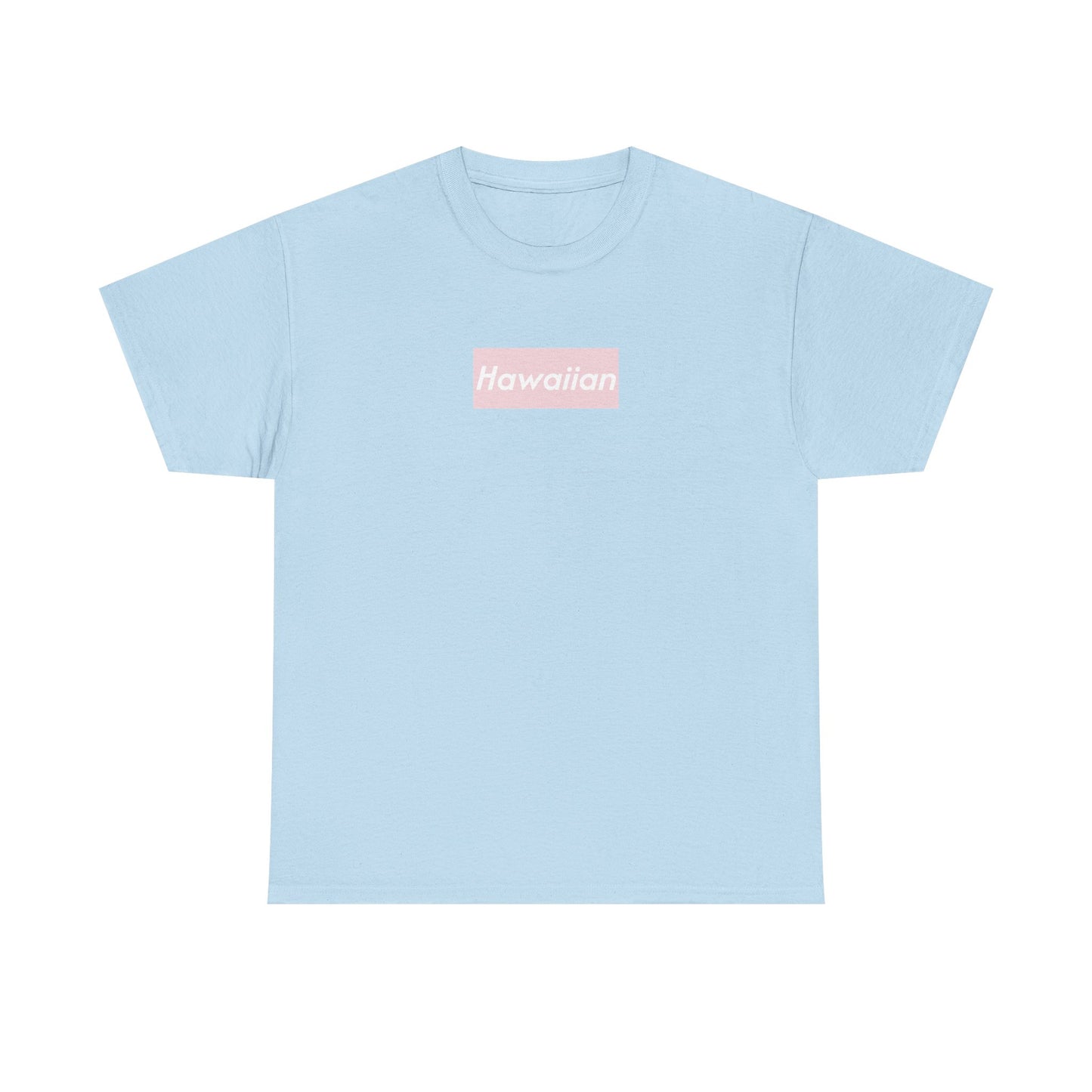Hawaiian Boxed Logo - Heavy Cotton Tee by Gildan - Boxed Out Logo Shirt, Pizza Box Tee, Cotton T-Shirt