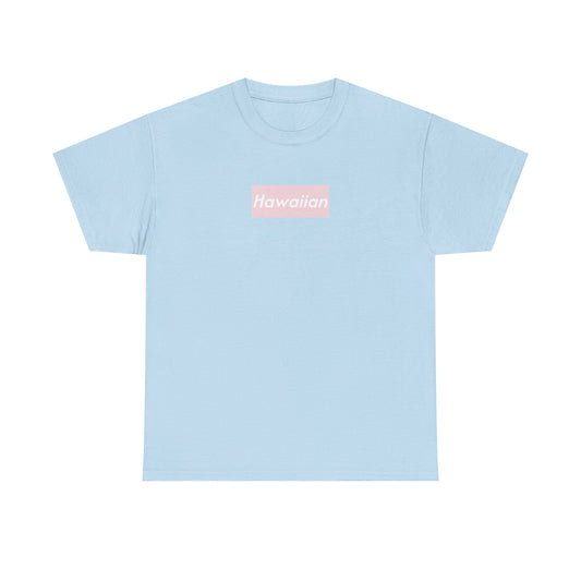 Hawaiian Boxed Logo - Heavy Cotton Tee by Gildan - Boxed Out Logo Shirt, Pizza Box Tee, Cotton T-Shirt