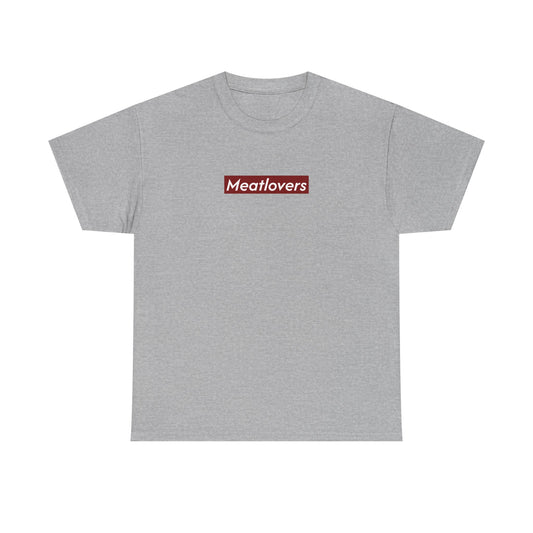 Meatlovers Boxed Logo - Heavy Cotton Tee by Gildan - Boxed Out Logo Shirt, Pizza Box Tee, Cotton T-Shirt