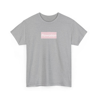 Hawaiian Boxed Logo - Heavy Cotton Tee by Gildan - Boxed Out Logo Shirt, Pizza Box Tee, Cotton T-Shirt