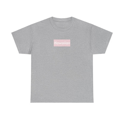 Hawaiian Boxed Logo - Heavy Cotton Tee by Gildan - Boxed Out Logo Shirt, Pizza Box Tee, Cotton T-Shirt