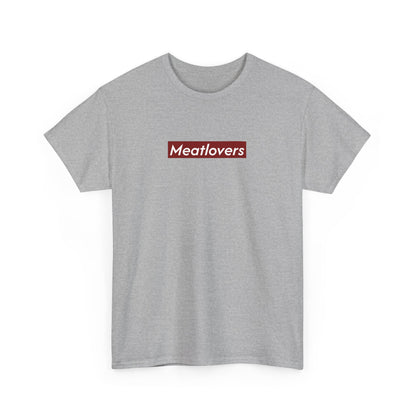 Meatlovers Boxed Logo - Heavy Cotton Tee by Gildan - Boxed Out Logo Shirt, Pizza Box Tee, Cotton T-Shirt
