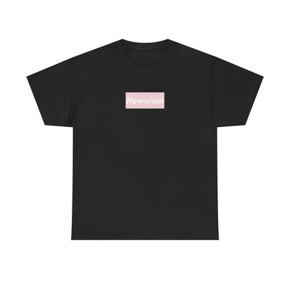 Hawaiian Boxed Logo - Heavy Cotton Tee by Gildan - Boxed Out Logo Shirt, Pizza Box Tee, Cotton T-Shirt