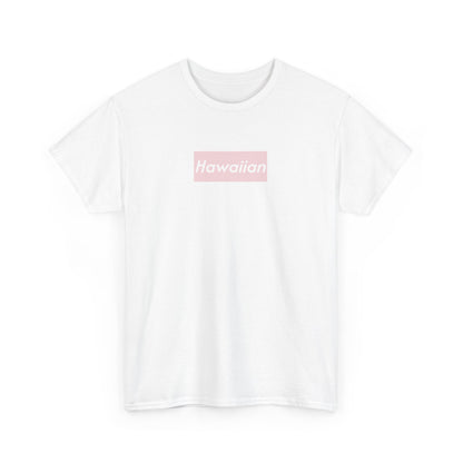 Hawaiian Boxed Logo - Heavy Cotton Tee by Gildan - Boxed Out Logo Shirt, Pizza Box Tee, Cotton T-Shirt