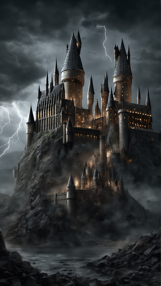 Hogwarts... But The Good Guys Lost - Ai Phone Wallpaper Pack (Castle Exterior)