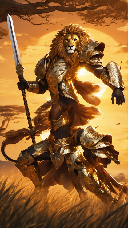 National Anime Heroes Part 3 Africa - Ai Phone Wallpaper Pack