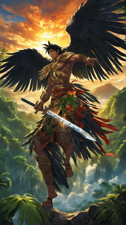 National Anime Heroes Part 1 Asia - Ai Phone Wallpaper Pack